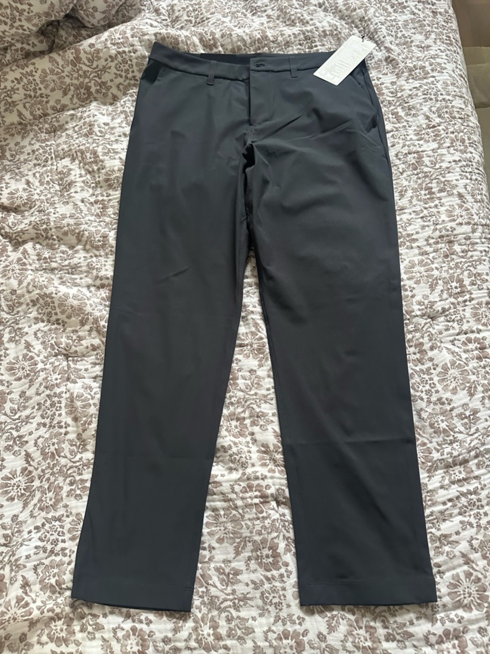 Obsidian Lululemon ABC Classic-Fit Trouser 34W X 32L Warpstreme Pants